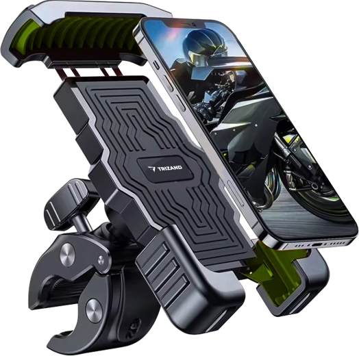 Trizand universal anti-vibration phone holder for bicycle and motorcycle