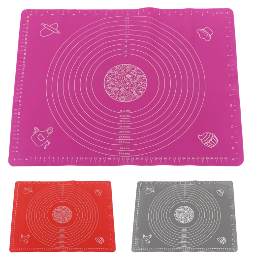 Silikonska delovna podloga 40 × 50 cm s sponko