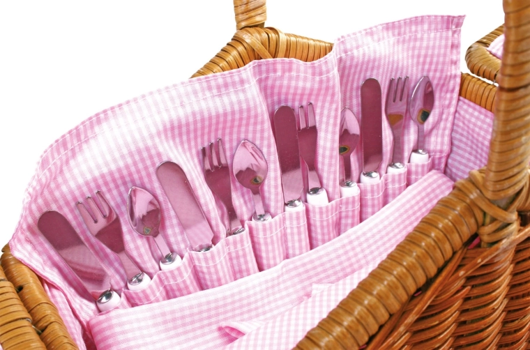 Cutlery neatly stored and within reach