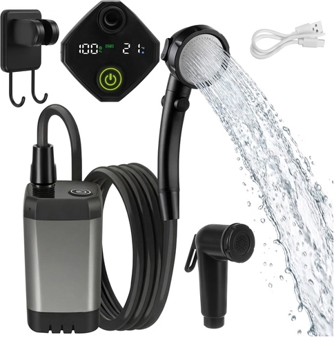 Prenosna prha na baterijo 6000 mAh TRIZAND s potopno črpalko in USB‑C