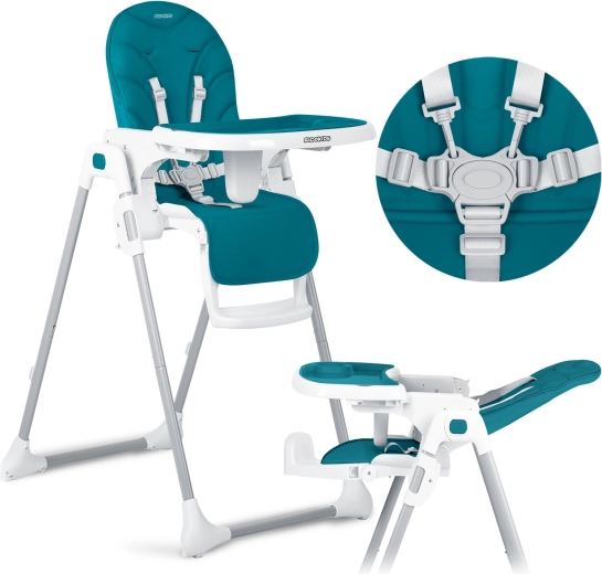 Jedilni stolček Ricokids Tulo moder