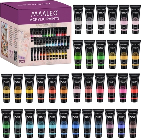 Akrilne barve Maaleo 36 × 20 ml