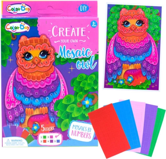 Kreativna penasta mozaika – samolepilni ustvarjalni set – Mozaika