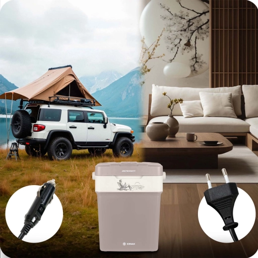 Dvojno napajanje 12 V/230 V za doma in na poti