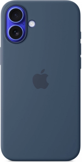 Silikonski ovitek z MagSafe za iPhone 16 Plus – denim