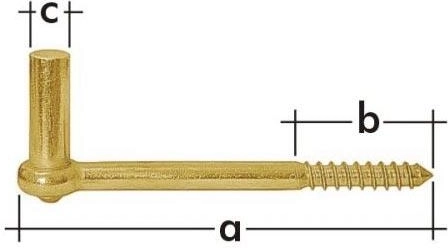 Nosilec čepa 10 × 106 mm iz pocinkanega jekla