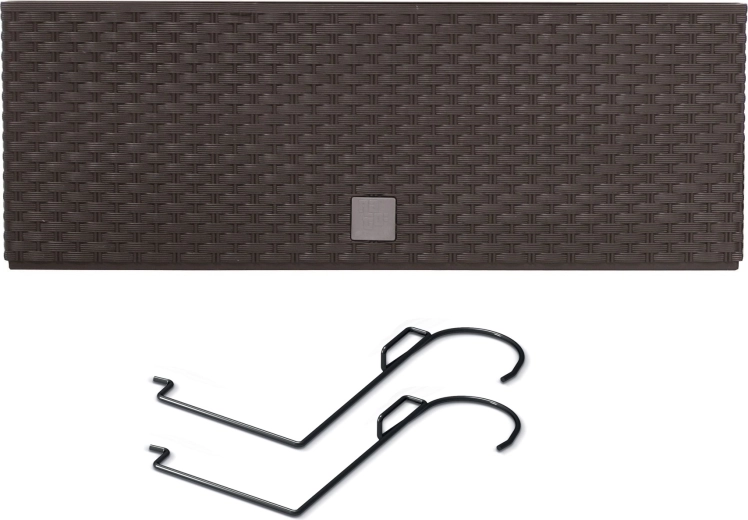 Viseči ratanasti korito z vložkom 58 cm, umbra