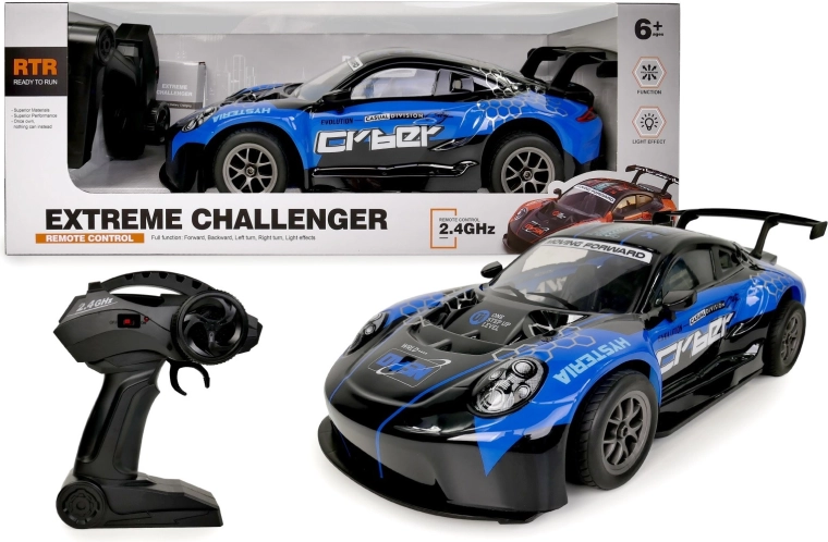 Modri RC avto na daljinsko upravljanje 48 cm 1:8 - 1 kos