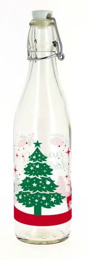 Steklenica s patentnim zapiralom 1 l – domači jajčni liker