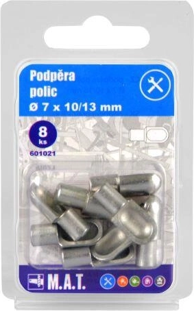 Nosilci za police 7 × 10/13 mm (8 kosov)