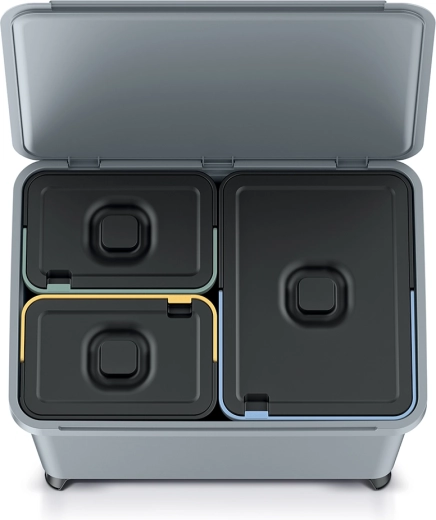 Tri samostojne posode za pregledno ločevanje