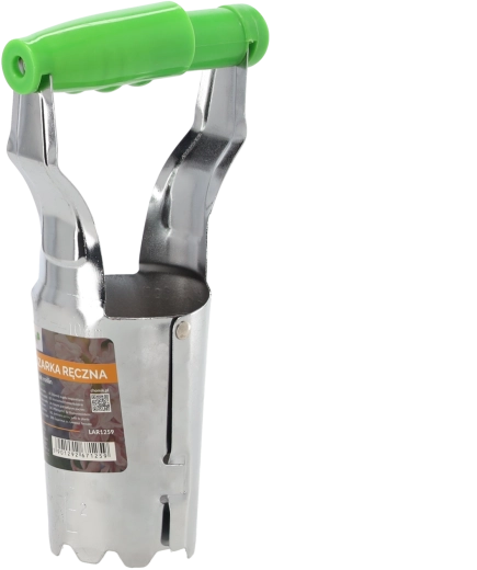 Ročni sadilnik čebulnic z zobmi in vzmetnim mehanizmom