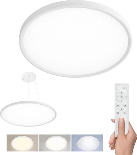 Solight LED stropna svetilka Estela White UGR z daljinskim upravljalnikom 40 W 4300 lm 50 cm