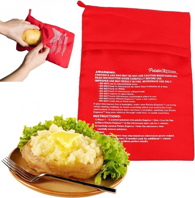 Vrečka za pečenje krompirja v mikrovalovni pečici POTATO EXPRESS