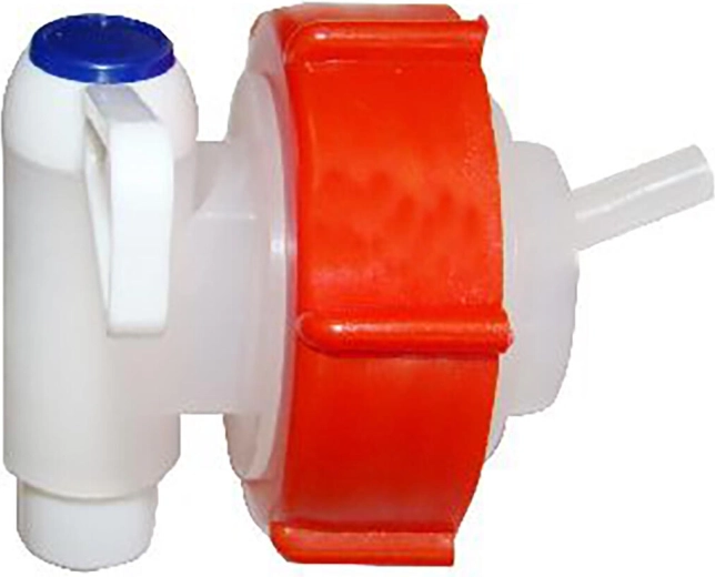 Zaporka z iztočnim pipo za kanistre 15–25 l in sode SDH 40–50 l, plastika