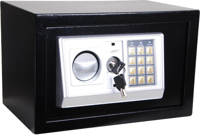 Dvojno zavarovanje: tipkovnica in ključ