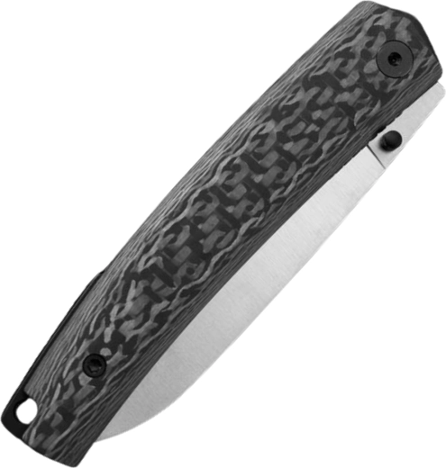 Carbon fiber handle with lanyard hole