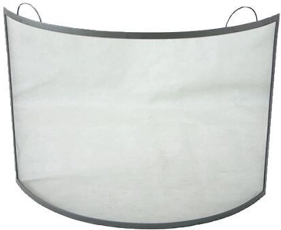 Kaminjska zaščita 66 × 66 cm jeklo črna