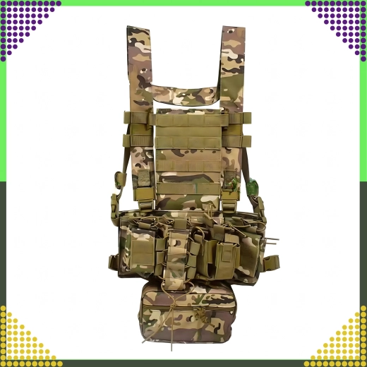 Taktični modularni telovnik MOLLE, lahek za airsoft in outdoor