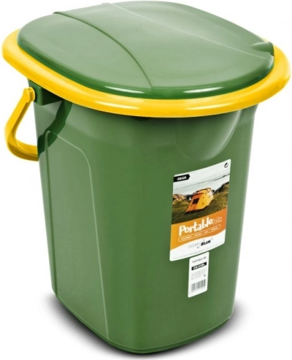 Portable Toilet GreenBlue dark green-orange