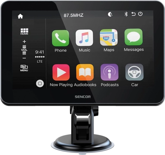 Sencor SCT M750BWT zaslon za avto z brezžičnim Apple CarPlay in Android Auto ter vzvratno kamero