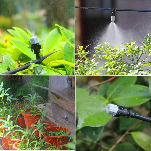 Vrtna meglična in kapljična namakalna naprava 10 m, komplet z 10 razpršilniki