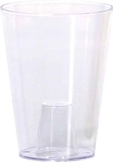 Lonec za orhideje Coubi Orchid 13 cm – prosojno bel