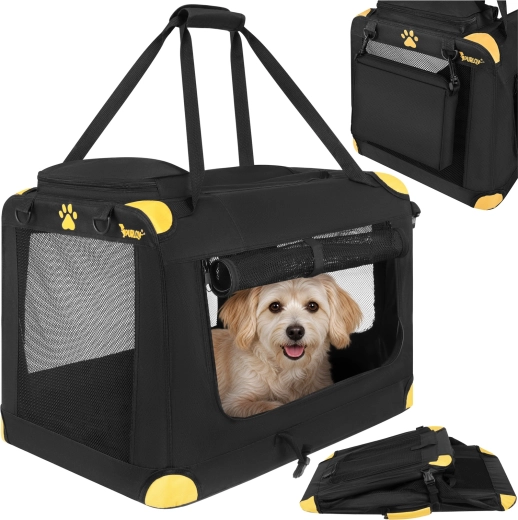 Foldable pet carrier bag and playpen for dog and cat Purlov 60 × 42 × 44 cm