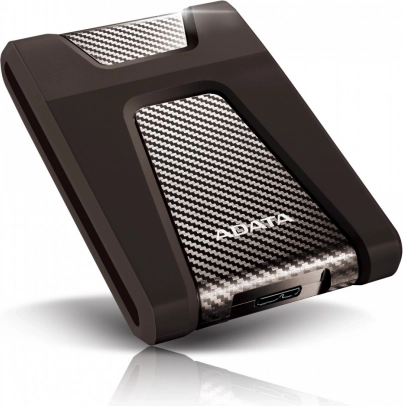 Zunanji trdi disk ADATA DashDrive Durable HD650 1 TB 2,5" USB 3.0 – črna