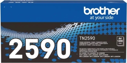 črni toner Brother TN-2590, izkoristek 1200 strani