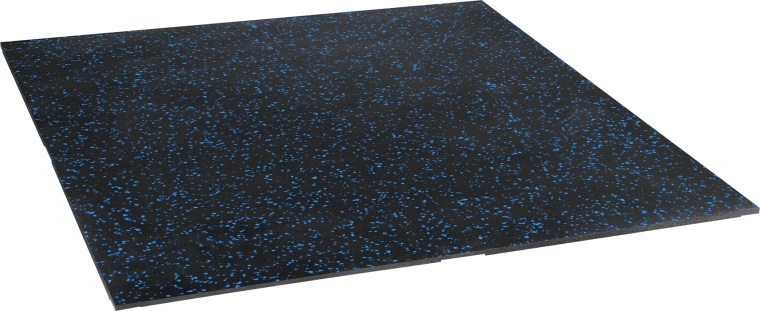Gumijasta fitnes talna obloga POS15 črno-modra – 2. kakovost