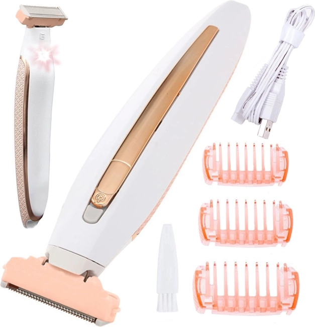 Telesni epilator in brivnik za bikini z USB polnjenjem