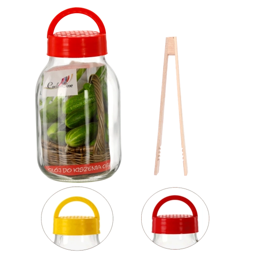 Kozarec 3 l s plastičnim pokrovom in dodatki