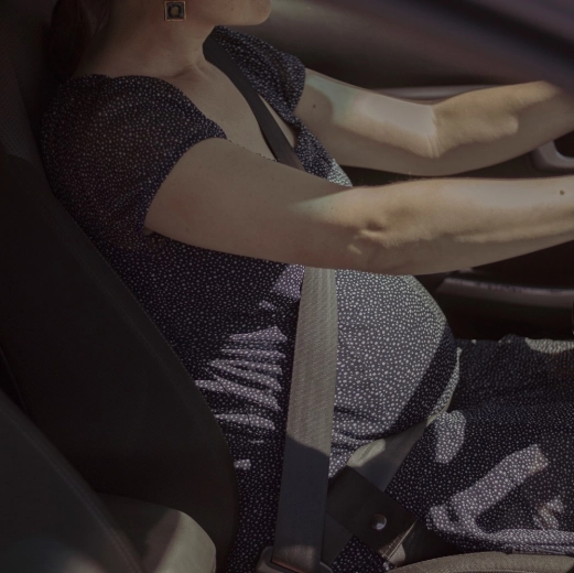 Varno vodenje pasu stran od trebuščka