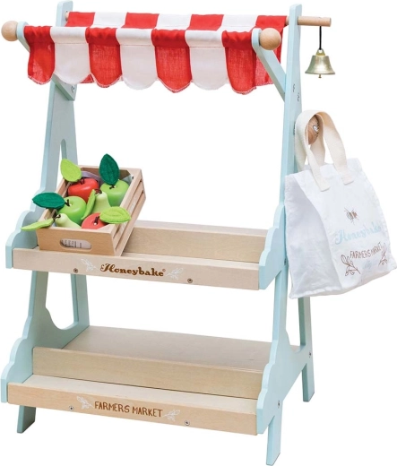 Wooden pretend shop stall by Le Toy Van