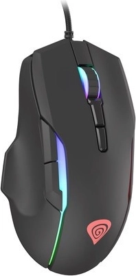 Igralna miška GENESIS Xenon 220 s tihimi stikali in RGB osvetlitvijo, 6400 DPI