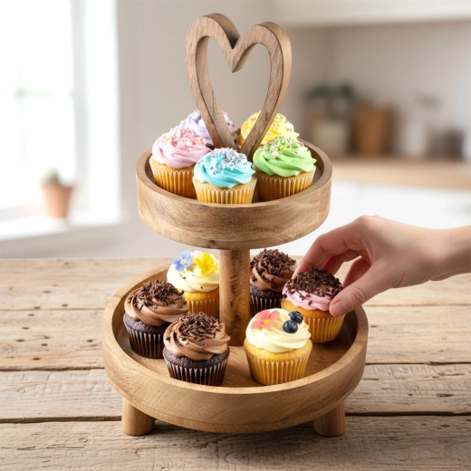 Ročaj v obliki srca in zložljiva konstrukcija