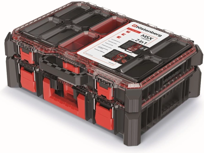 Organizator MSX set 54,3 × 39 × 20 cm, črn