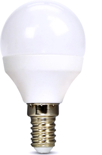 Solight LED žarnica miniglobe E14 6 W 6000 K 510 lm