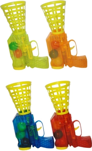 Strelska igra z žogicami – pištola s košarico za lovljenje