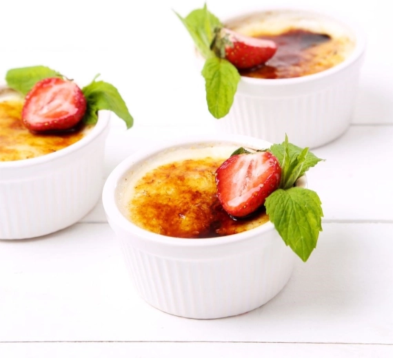 Idealno za crème brûlée in soufflé