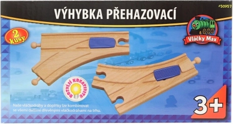 Vláčky Max preklopna kretnica
