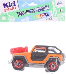 Vijačni plastični jeep za otroke 18 × 8,5 cm