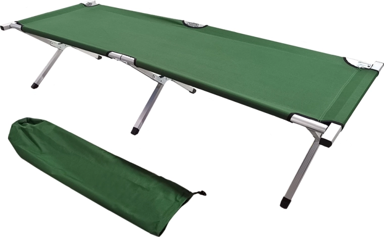 Zložljiv turistični ležalnik Qanad siv