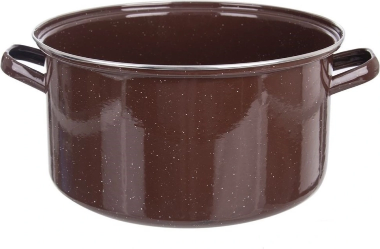 Durable enamelled steel