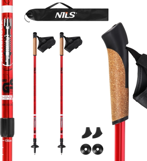 Teleskopske palice za nordijsko hojo NILS Extreme z anti-shock sistemom