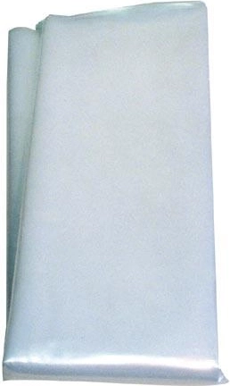 Gradbena in vrtna ponjava 5 × 6 m, prozorna, 0,10 mm