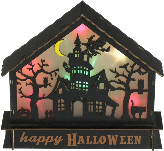 Haunted Castle with RGB LED Lighting RETLUX