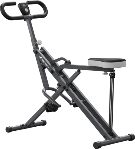 Merach naprava za počep s nastavljivim naklonom in uporom