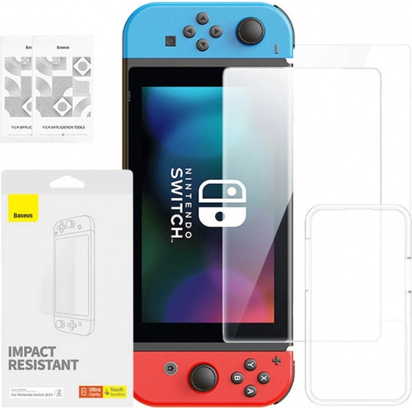 Kaljeno steklo Baseus zaščita zaslona za Nintendo Switch (2019)